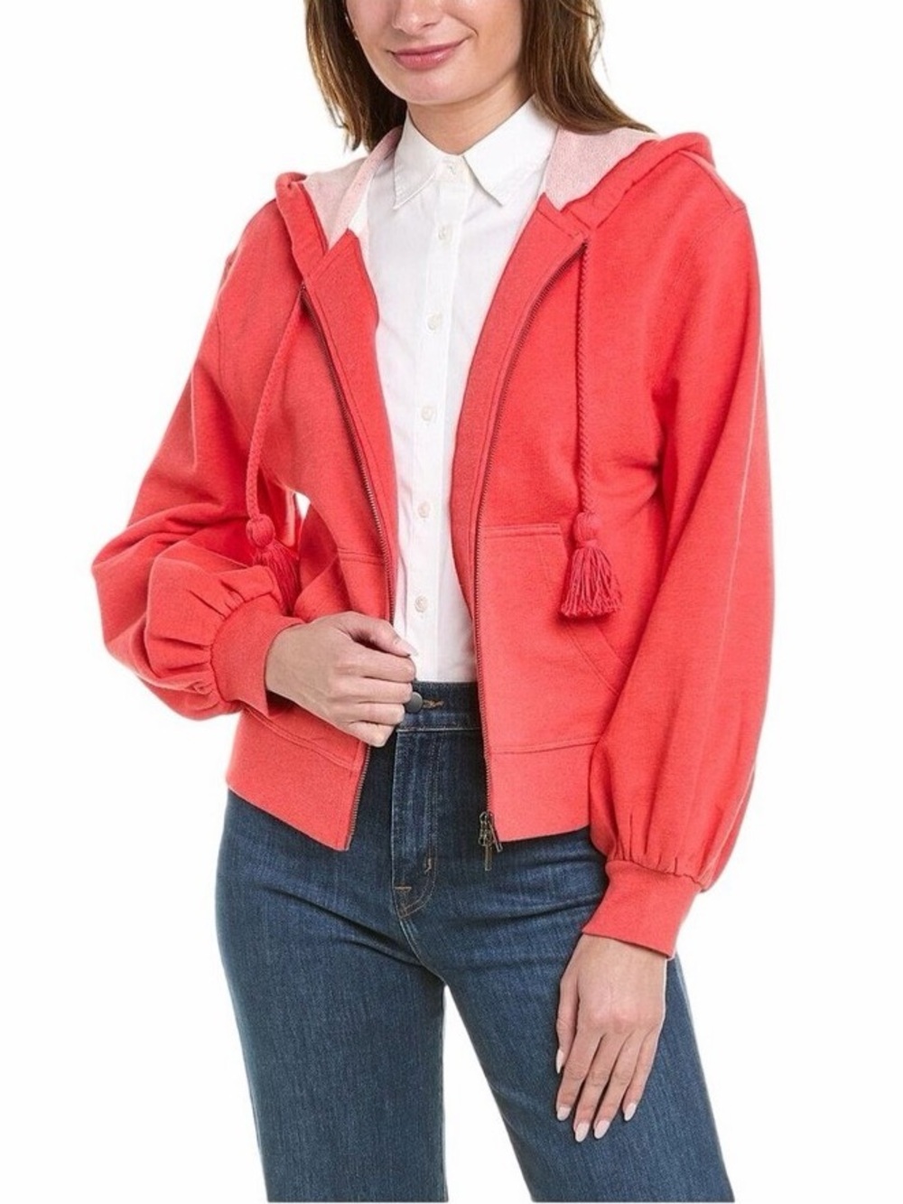 CAbi Deluxe Full Zip Hoodie Style 5657 Size S